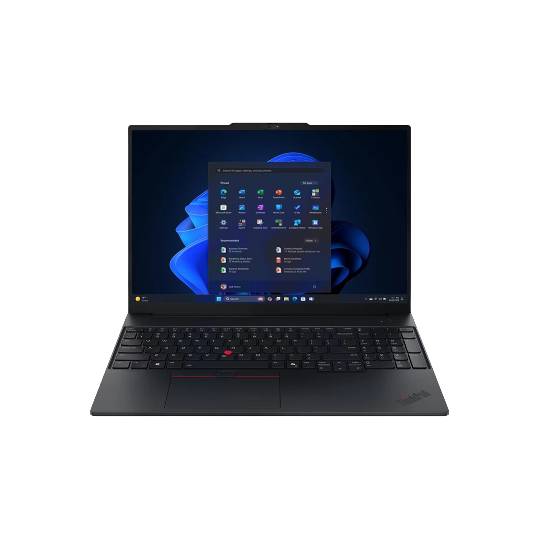 لپ تاپ لنوو Lenovo ThinkPad E16-Gen-3-Core-Ultra-7-255H-32GB-DDR5-5600MHz-1TB-SSD-IPS-Backlit-Fingerprint-16-inch